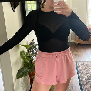 Floerns Women's Long Sleeve Slim Fit See Through Sheer Mesh Top - Amazon